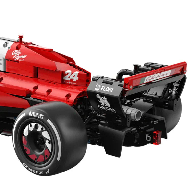 Rastar 94400 - Static Version - Official 2022 Alfa Romeo F1 - vue 6 | Power Blockz