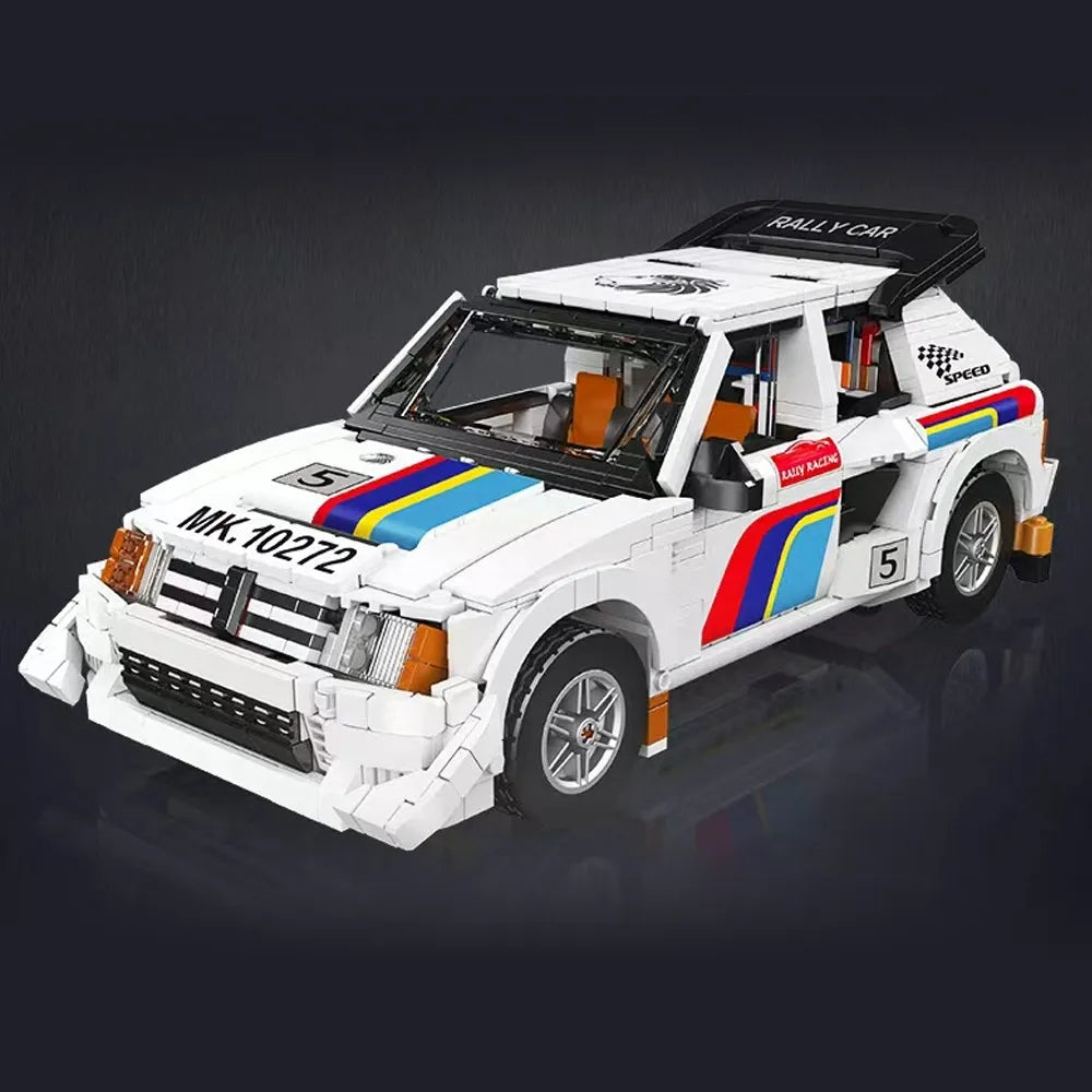 MouldKing 10272 - 205 T16 EVO2 Classic Rally - vue 3 | Power Blockz