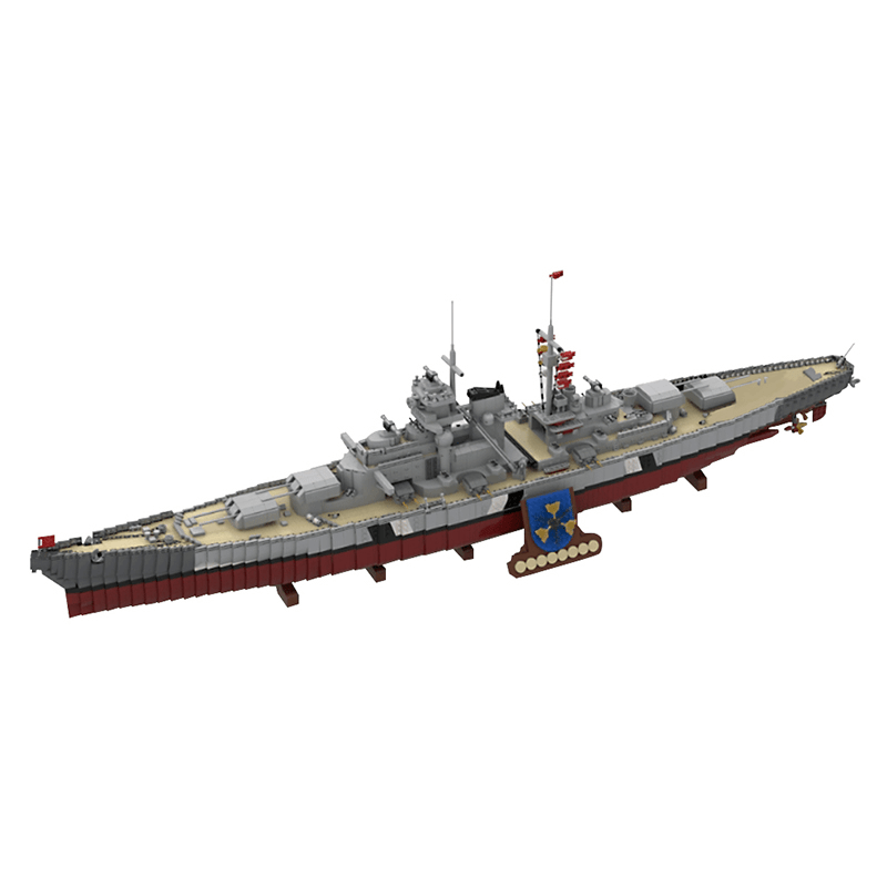 Gobricks MOC-84840 - German Battleship Bismarck | Power Blockz