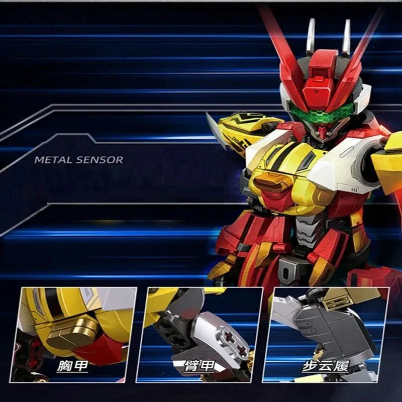 Monkey King Mecha Robot Cyber Wukong | 755pcs - Monkey King Mecha Robot Cyber Wukong - vue 9 | Power Blockz