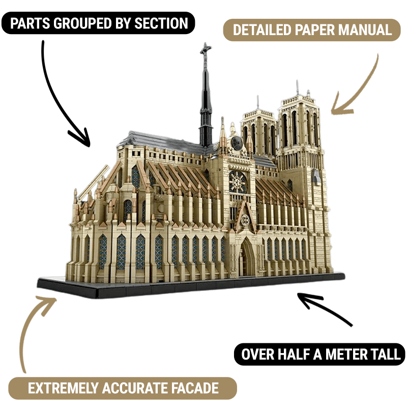 Reobrix 66016 - Notre Dame Cathedral - vue 9 | Power Blockz