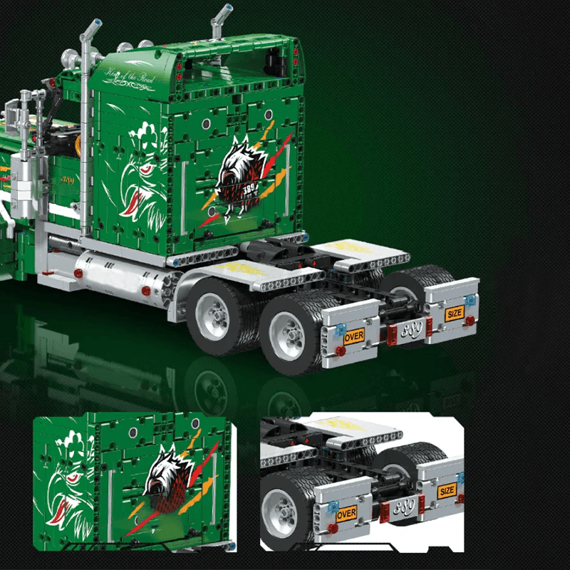 Jiestar JJ9069 - Classic 379 American Truck - vue 5 | Power Blockz