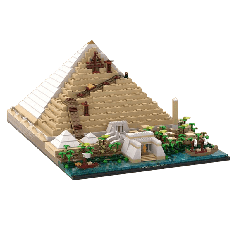 Gobricks MOC-116457 - Building Of The Great Pyramid | Power Blockz
