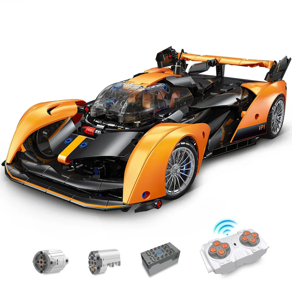 Happy Build YC-23045 - Futuristic Solus GT Concept - vue 9 | Power Blockz
