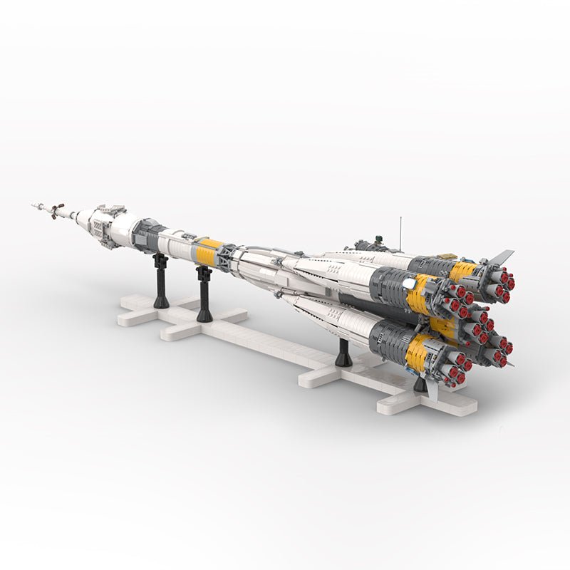 Gobricks MOC-109502 - Soyuz-FG Rocket - vue 4 | Power Blockz