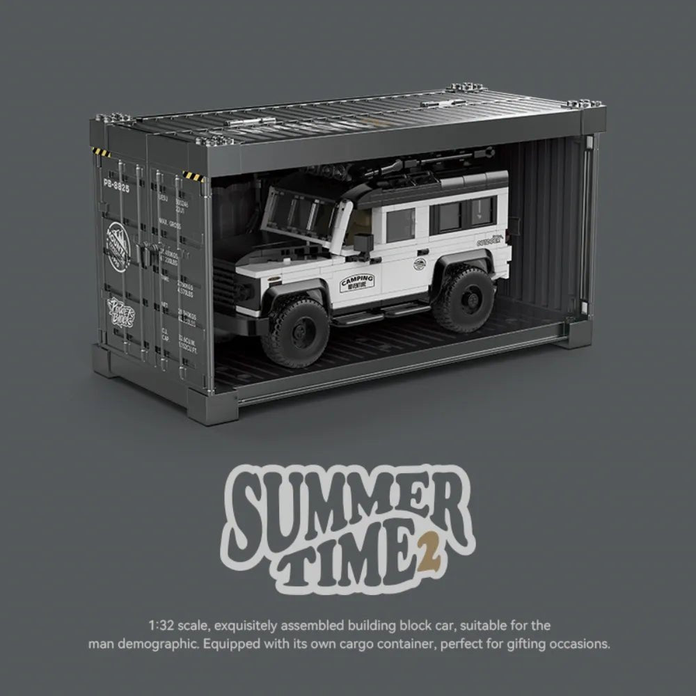 Power Build PB8825 - Classic Defender 4x4 Adventure - vue 6 | Power Blockz