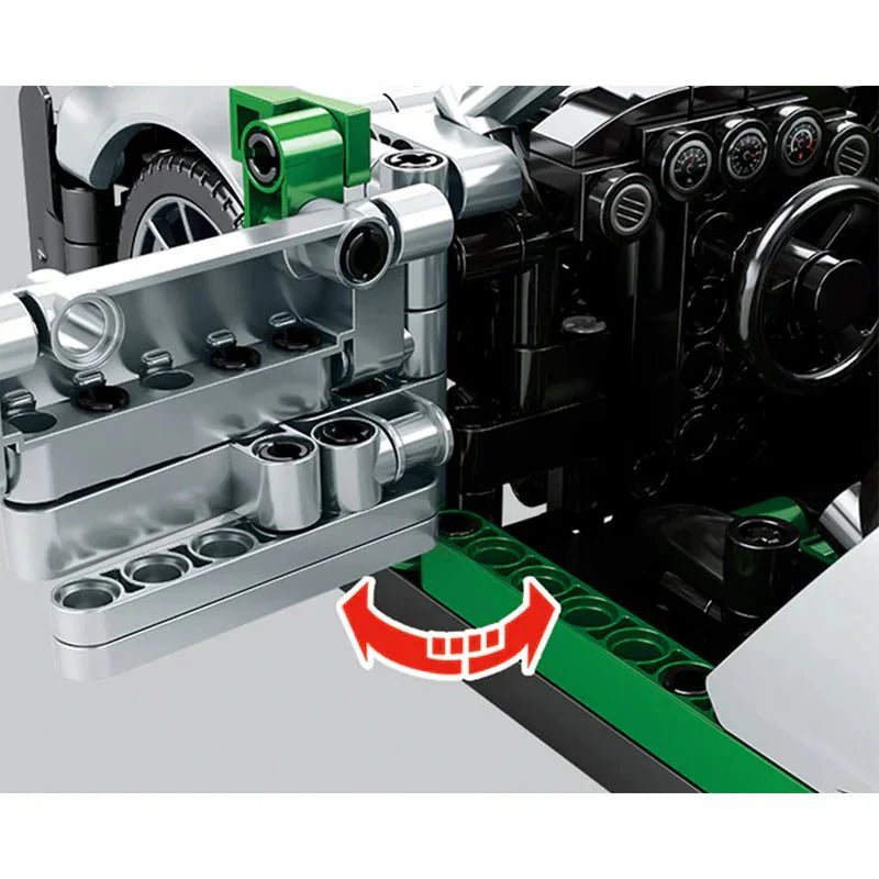 Sembo 8610 - RC Open-Top Sports Car - vue 7 | Power Blockz
