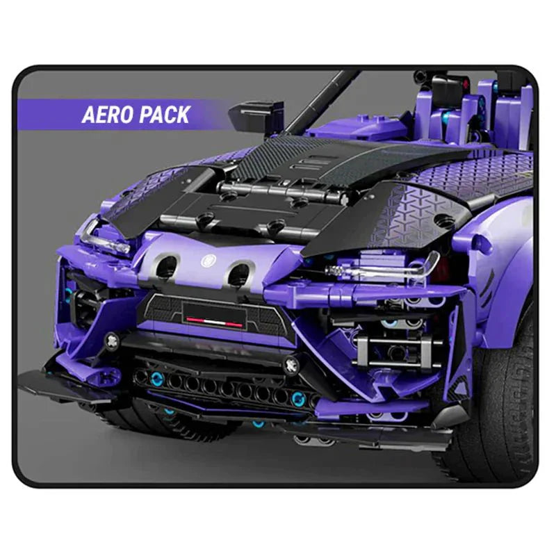 Moyu MY88016 - Remote Controlled - Satin Purple Super SUV - vue 7 | Power Blockz