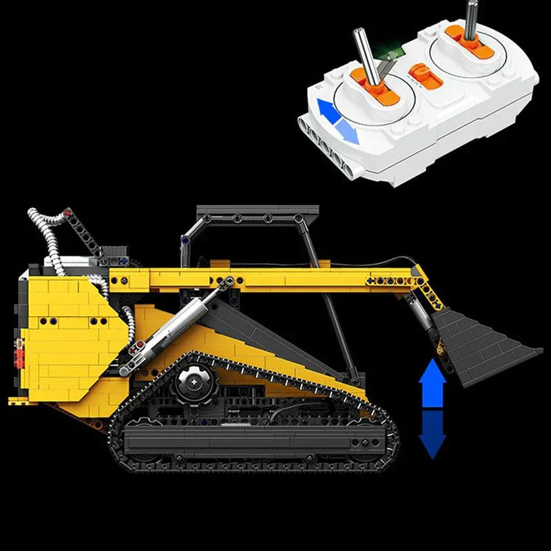 Happy Build YC-22007 - RC Compact Track Loader - vue 2 | Power Blockz