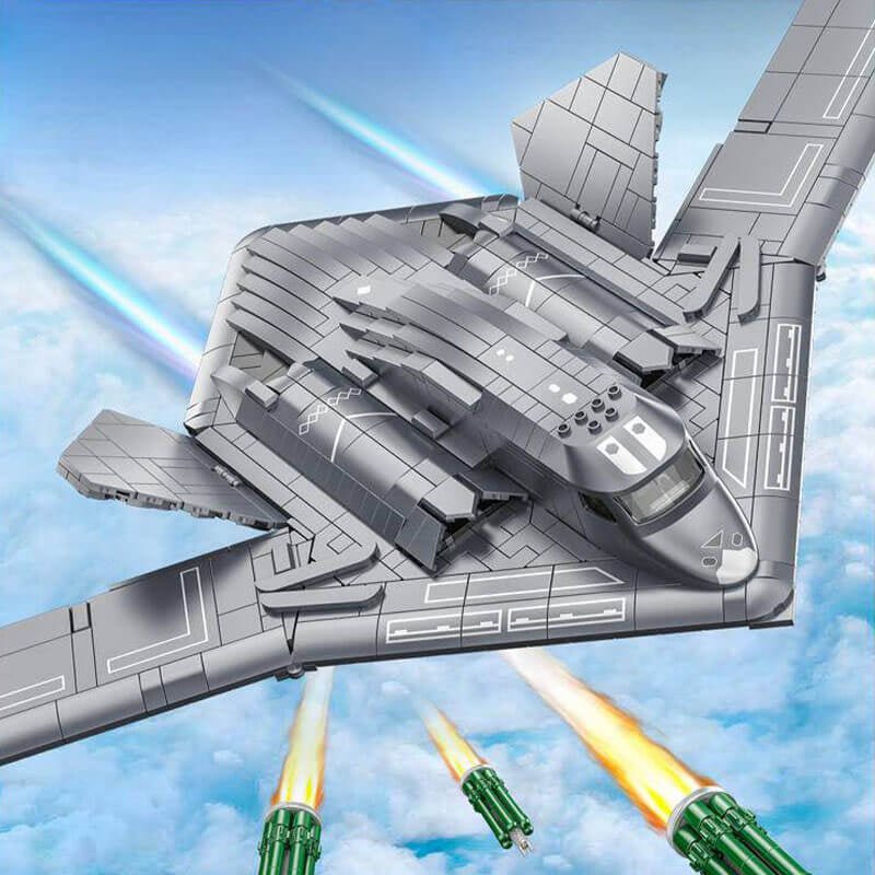 Reobrix 33038 - H-20 Long Range Bomber - vue 2 | Power Blockz