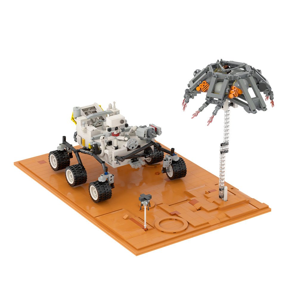 Gobricks MOC C6751Y01 - Mars Rover with Mars Base - vue 2 | Power Blockz