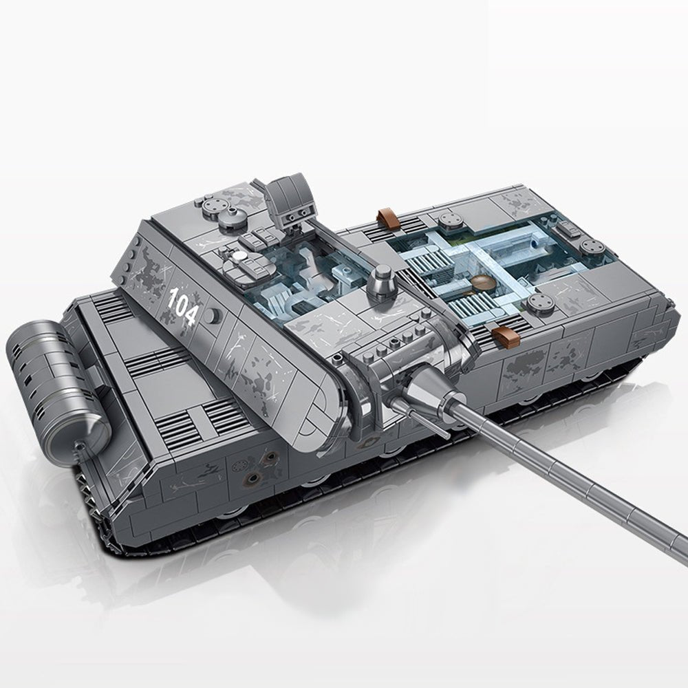 Panlos 628009 - WWII Rat Heavy Tank - vue 3 | Power Blockz