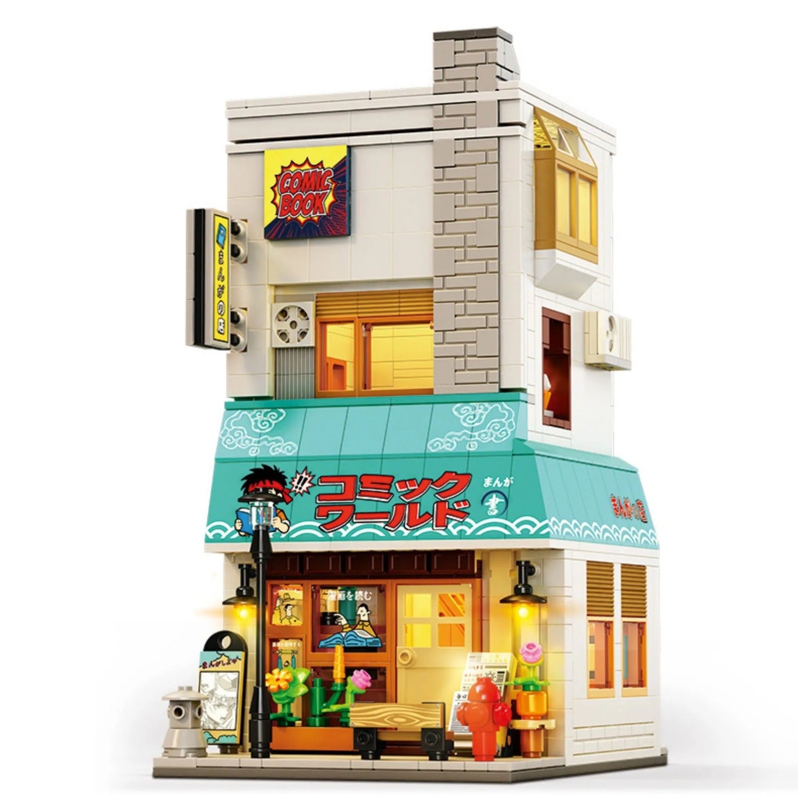 Reobrix 66505 - Japanese Book Store - vue 2 | Power Blockz