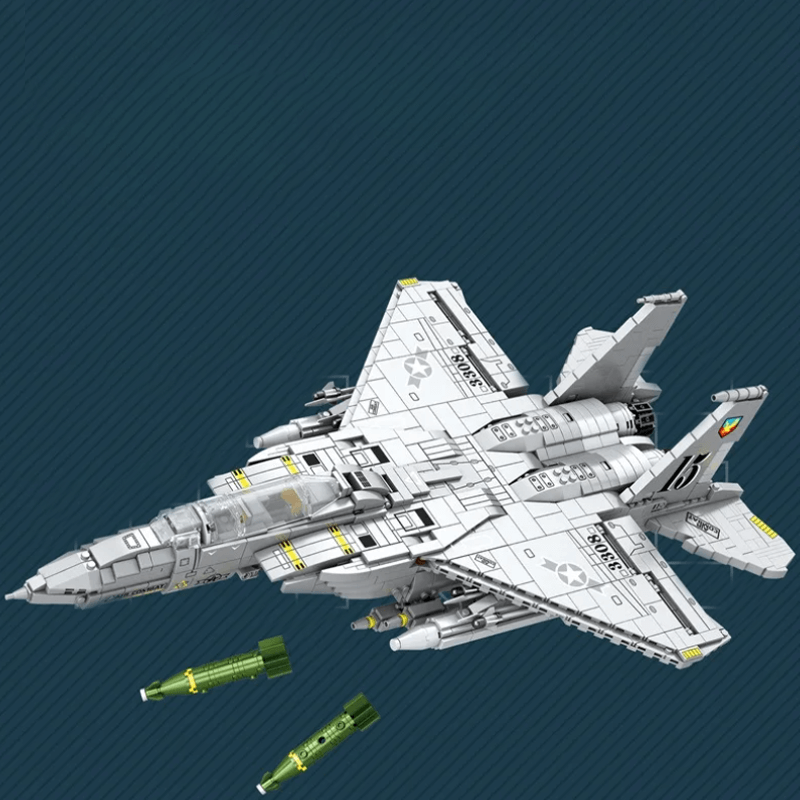 Reobrix 33034 - F-15 Strike Eagle - vue 5 | Power Blockz