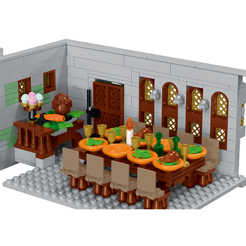 Mork 033010 - European Medieval Castle - vue 4 | Power Blockz