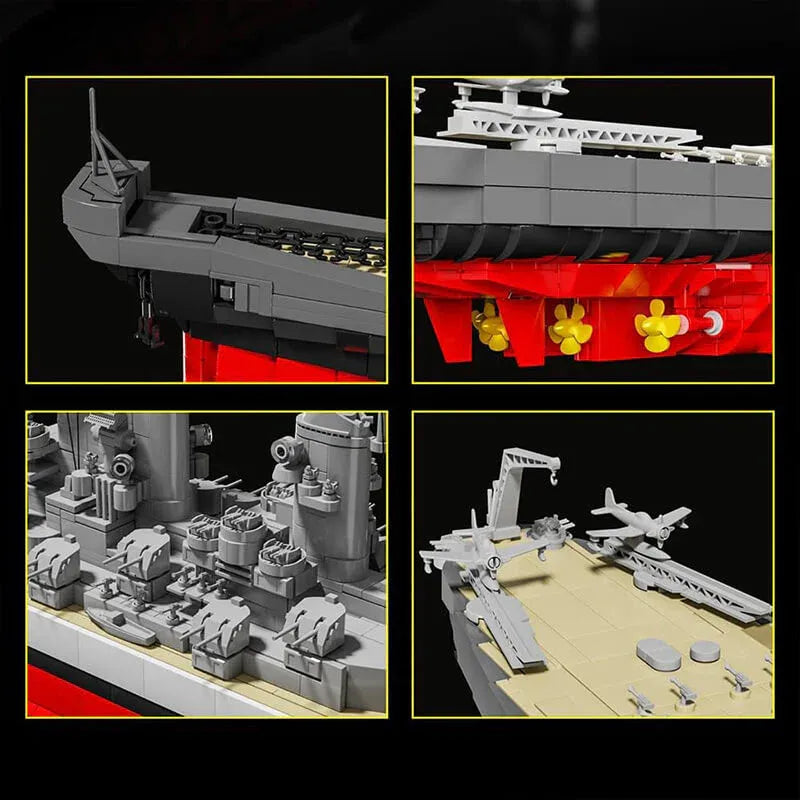 12G0 98007 - The USS Missouri BB-63 Battleship - vue 4 | Power Blockz