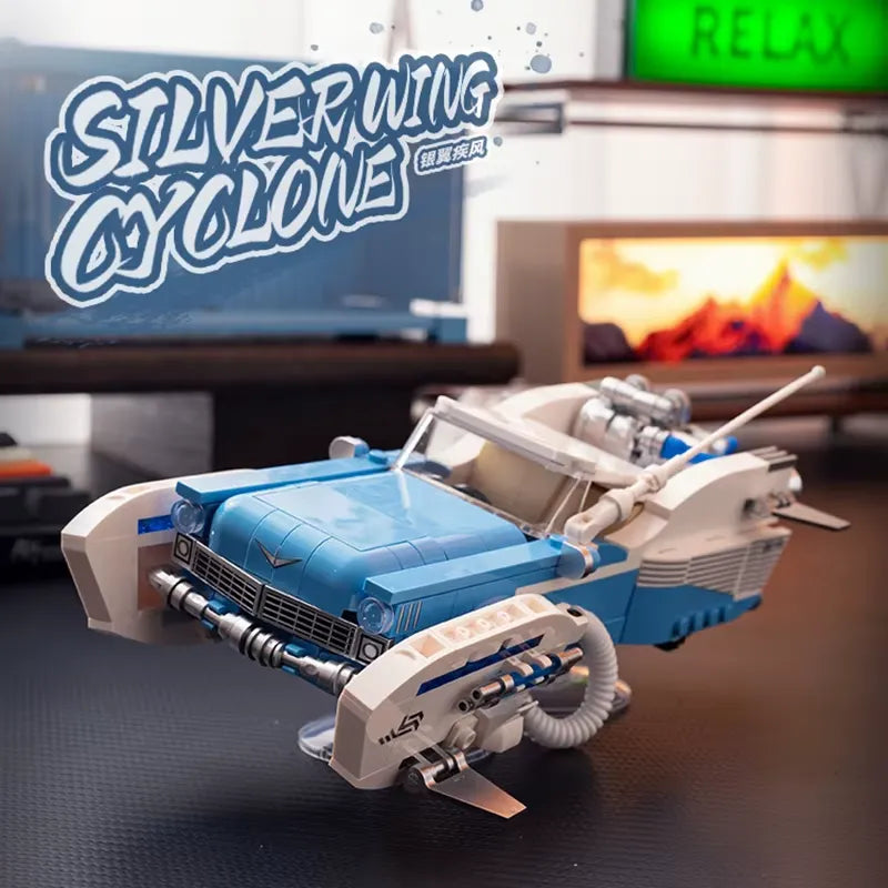 PB8803 - Silver Wing Cyclone - vue 2 | Power Blockz