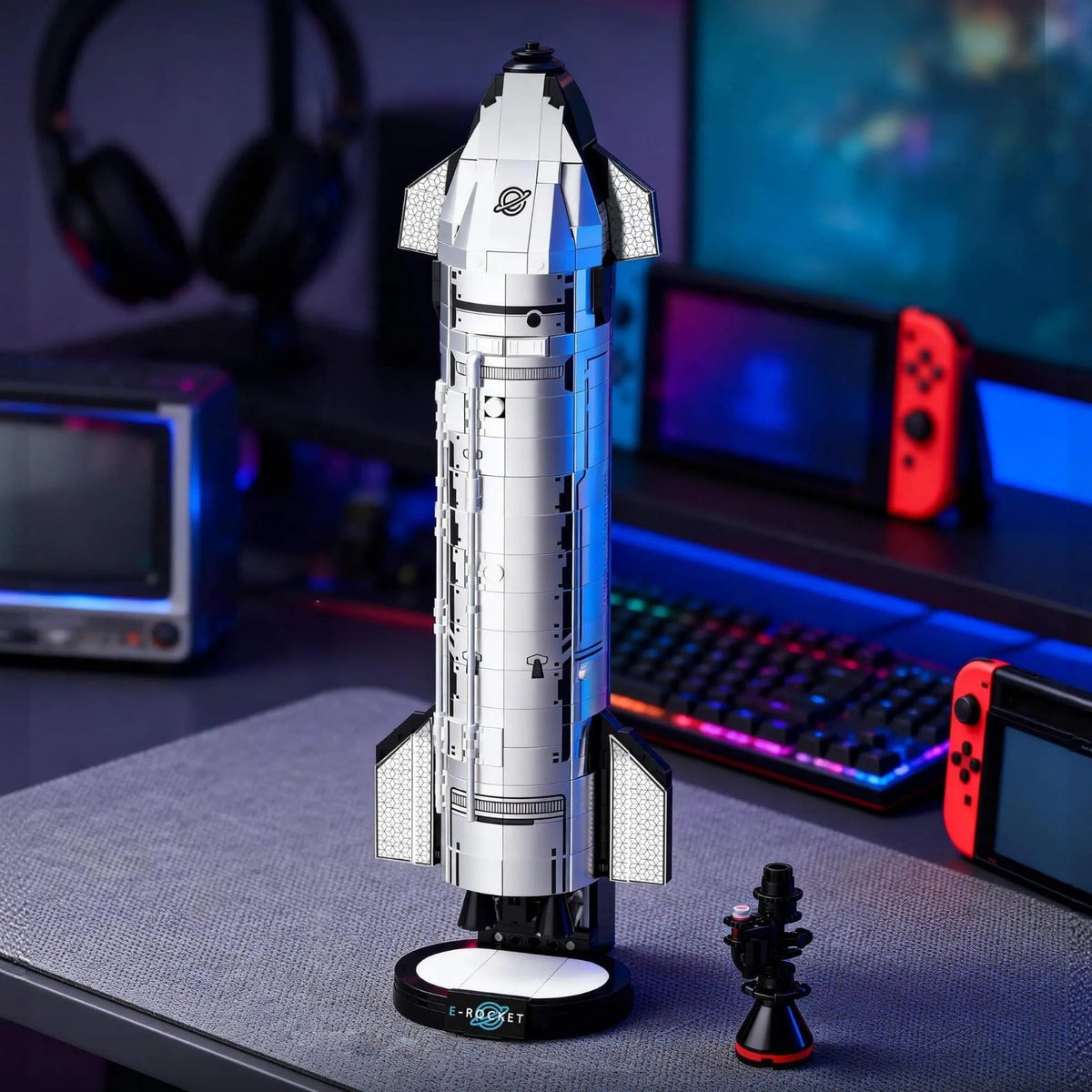 Jiestar JQ1123 Starship Rocket - 824pcs building blocks set - view 3 | Power Blockz
