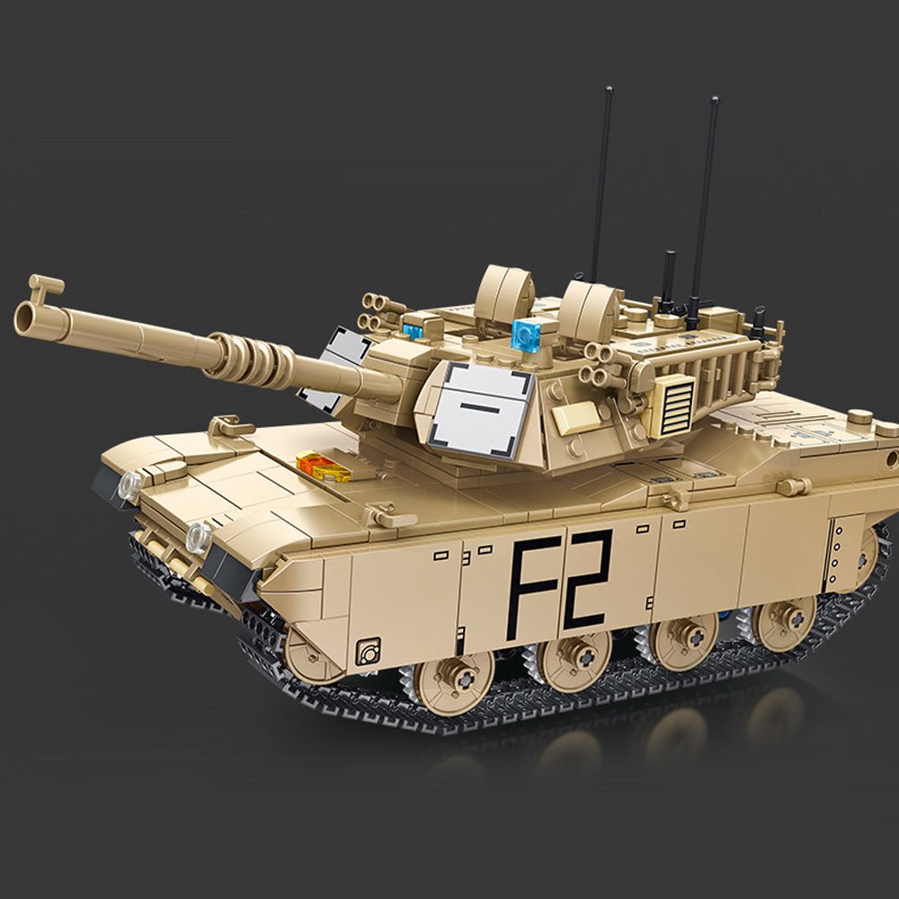 Panlos 676006 - M1A2 Abrams Main Battle Tank - vue 5 | Power Blockz