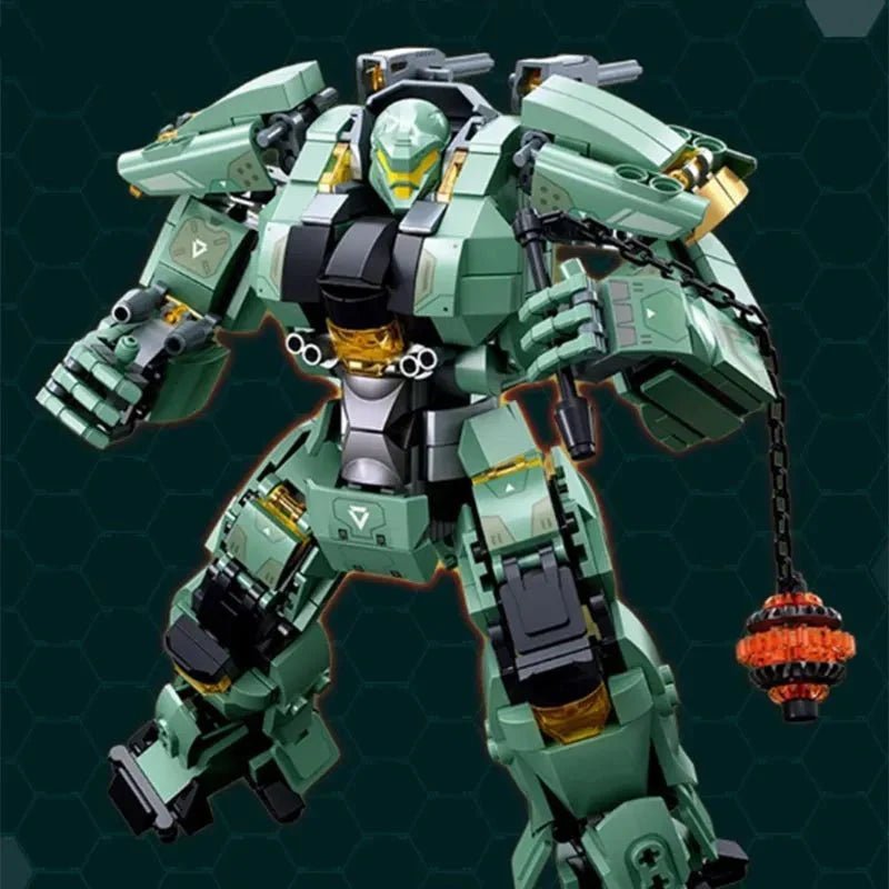 Transforming Mecha Robot Warrior Leader Bricks Toy - vue 3