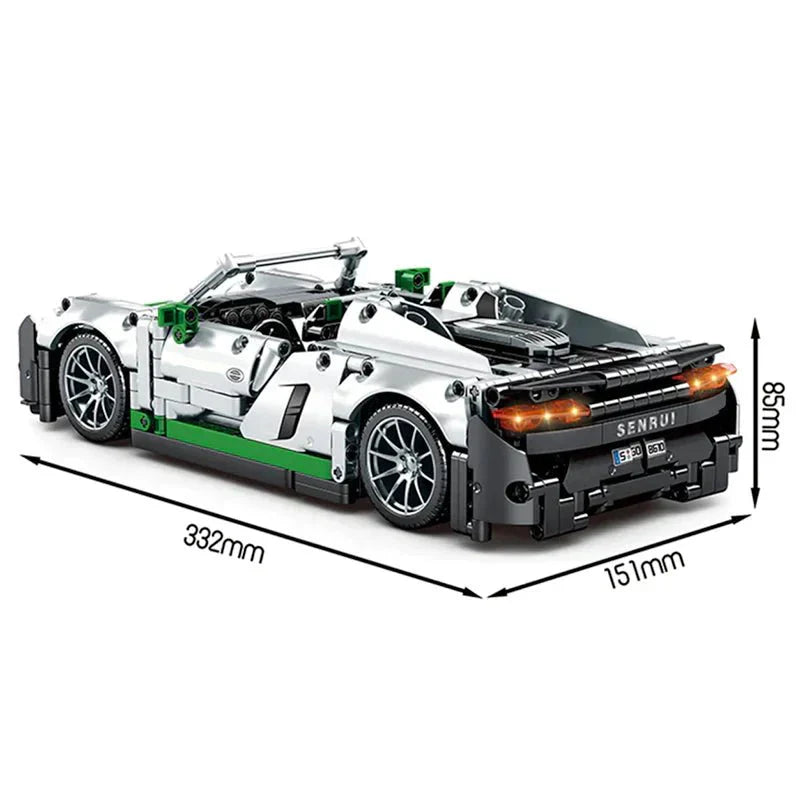 Sembo 8610 - RC Open-Top Sports Car | Power Blockz