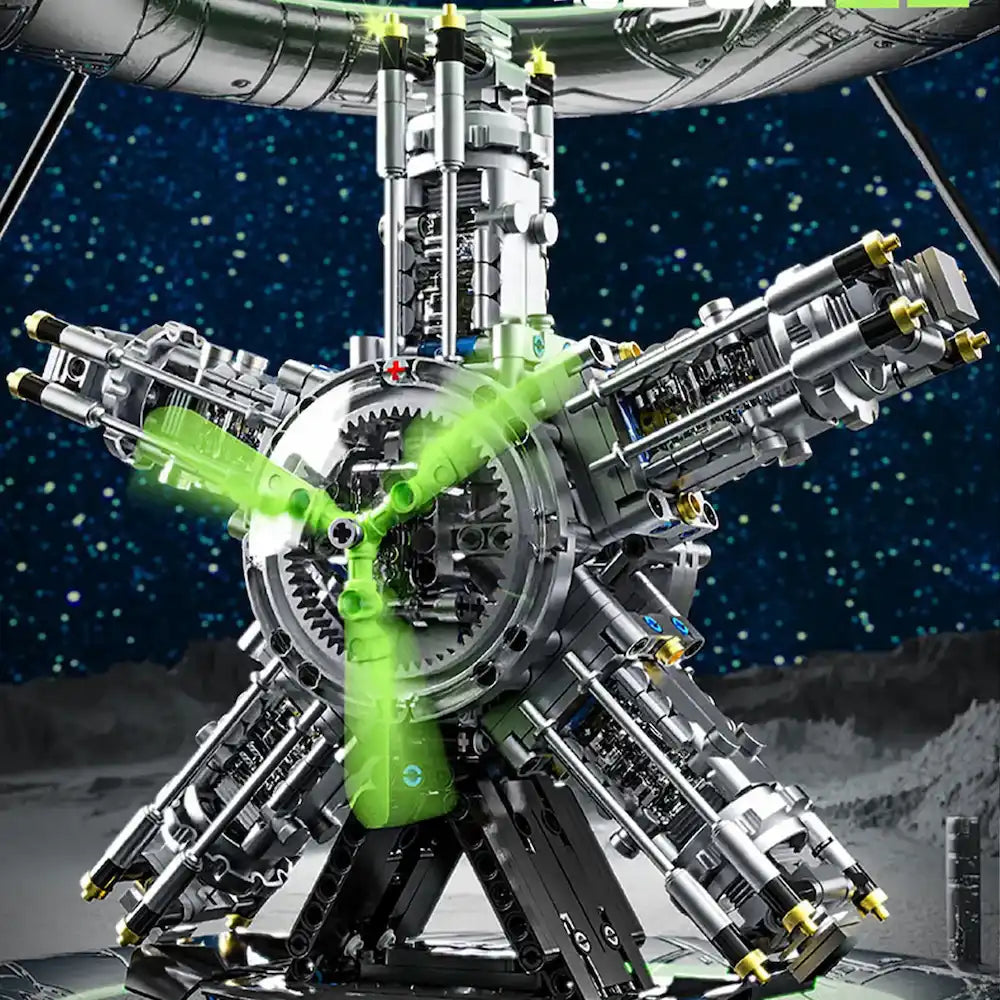 GOQI GQ3700 - 5-Cylinder Radial Engine - vue 6 | Power Blockz