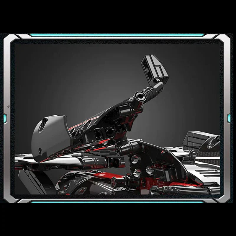 MoYu MY88301 - Red Concept Hypercar - vue 6 | Power Blockz