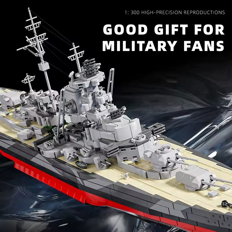 12GO 98006 - Tirpitz Battleship - vue 4 | Power Blockz