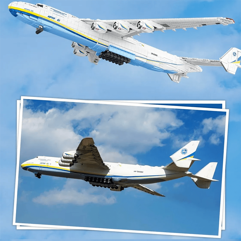 Jiestar 57014 - Antonov 225 With Stand - vue 6 | Power Blockz