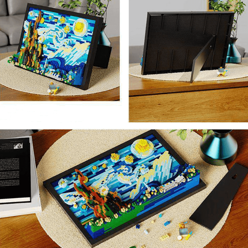 J-AREA DME001 - Van Gogh's Starry Night - vue 3 | Power Blockz