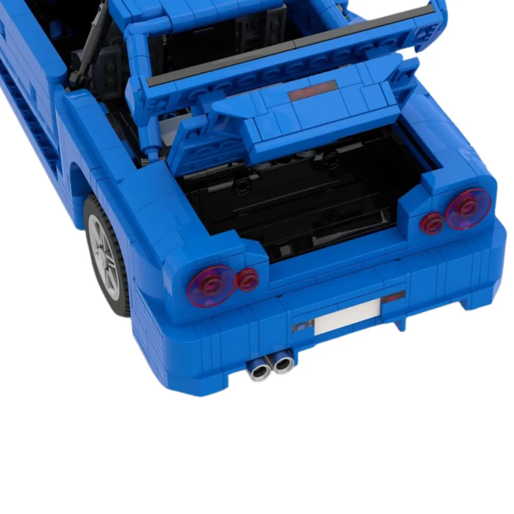 MOC-174789 - Skyline R34 GTR Vspec - vue 3 | Power Blockz