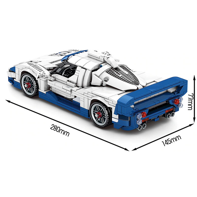 Sembo 8410 - 2004 MC12 Italian Hypercar - vue 3 | Power Blockz