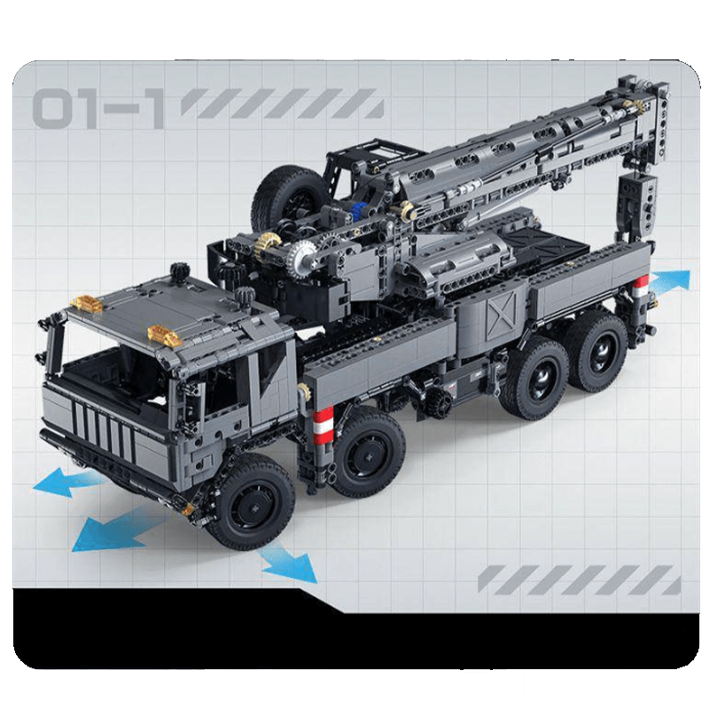CaDa C61507W - Static Version - Mobile Crane Truck - vue 8 | Power Blockz