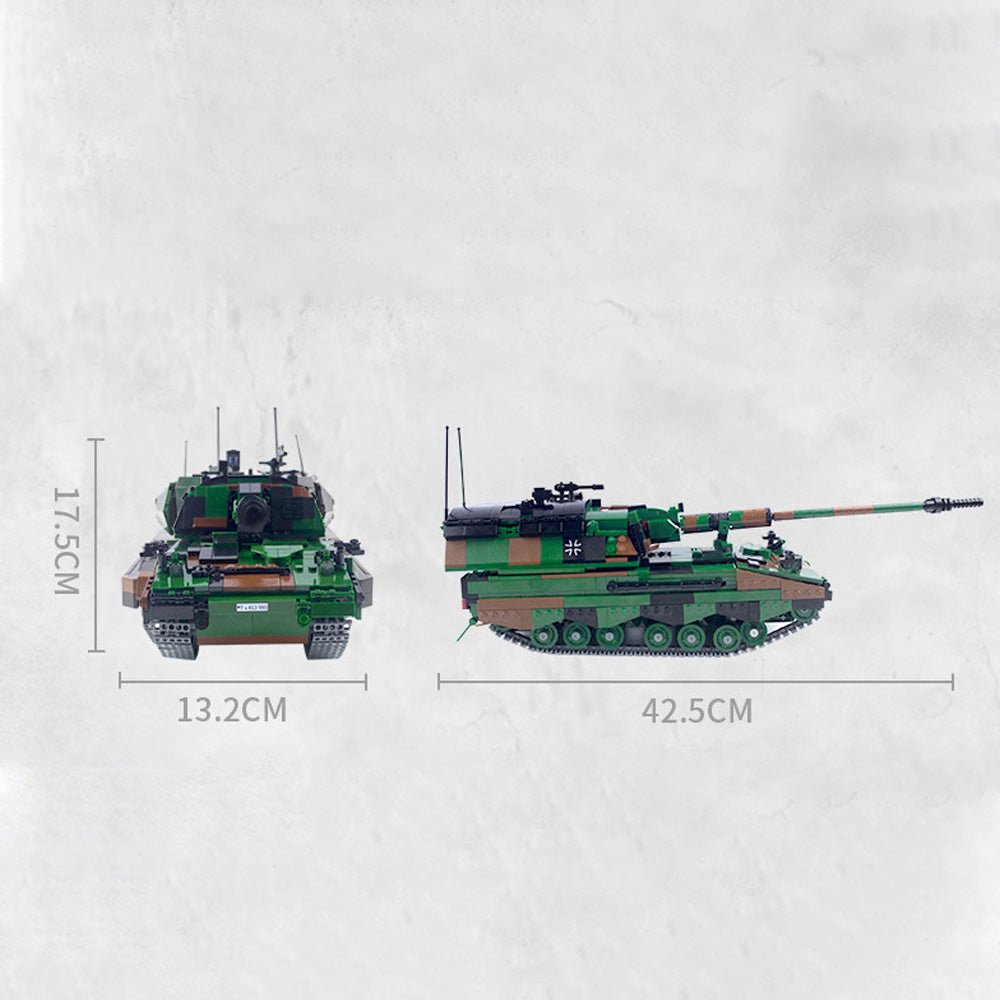 Xingbao XB-06047 - Panzer Haubitze 2000 - vue 5 | Power Blockz