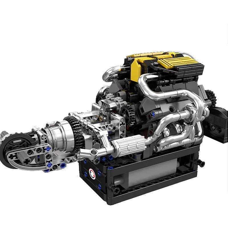 Mould King 10207 - PAG Supercar V12 Engine Technic | Power Blockz