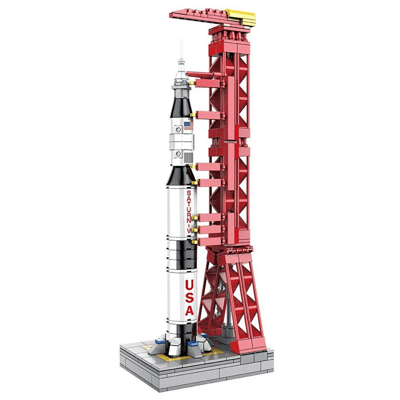 DK 7022 - Apollo Rocket & Launch Pad | Power Blockz