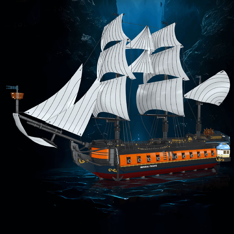Mould King 13192 - Classic Sailing Ship Explorer - vue 3 | Power Blockz