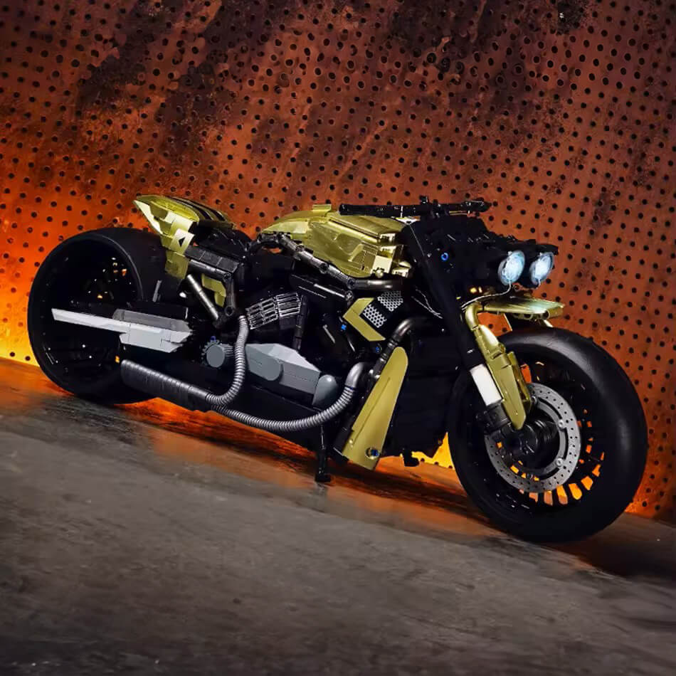 Panlos 672110 - Legendary American Chopper Bike - vue 7 | Power Blockz