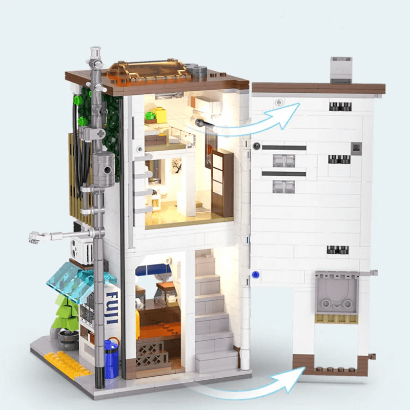 CaDa C66006W - Japanese Steamed Bun House - vue 5 | Power Blockz