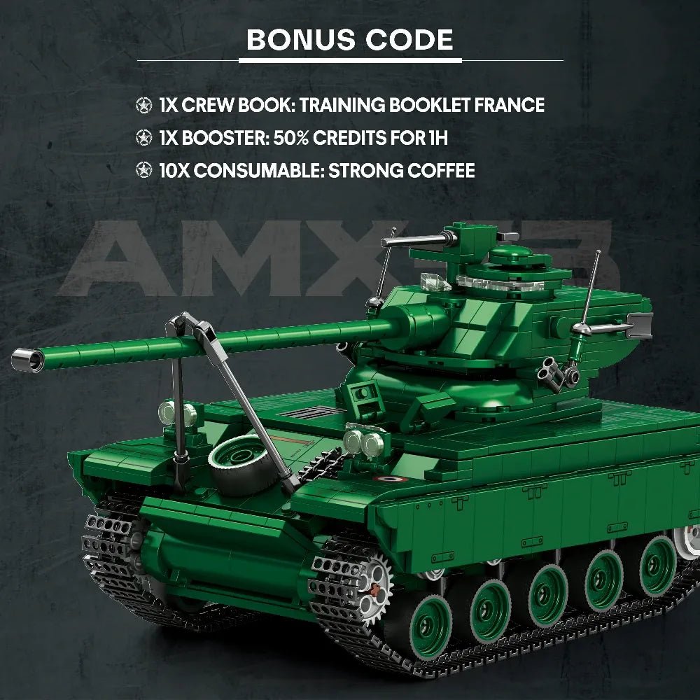 Reobrix 77033 - Light Recon Tank - vue 4 | Power Blockz