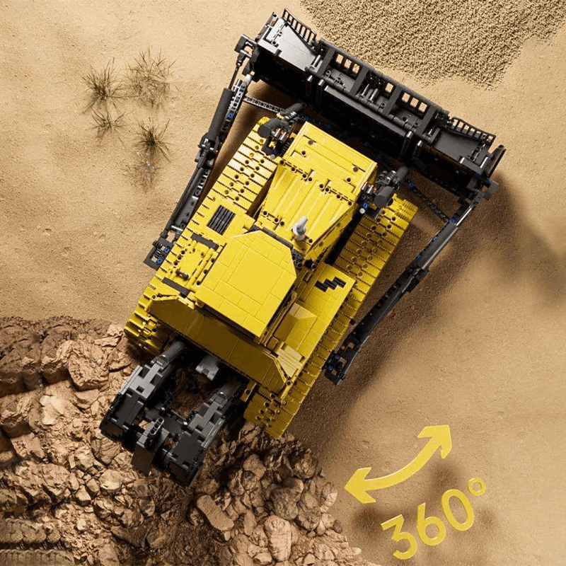 Mould King 17049 - RC Bulldozer - Ultimate Edition - vue 5 | Power Blockz