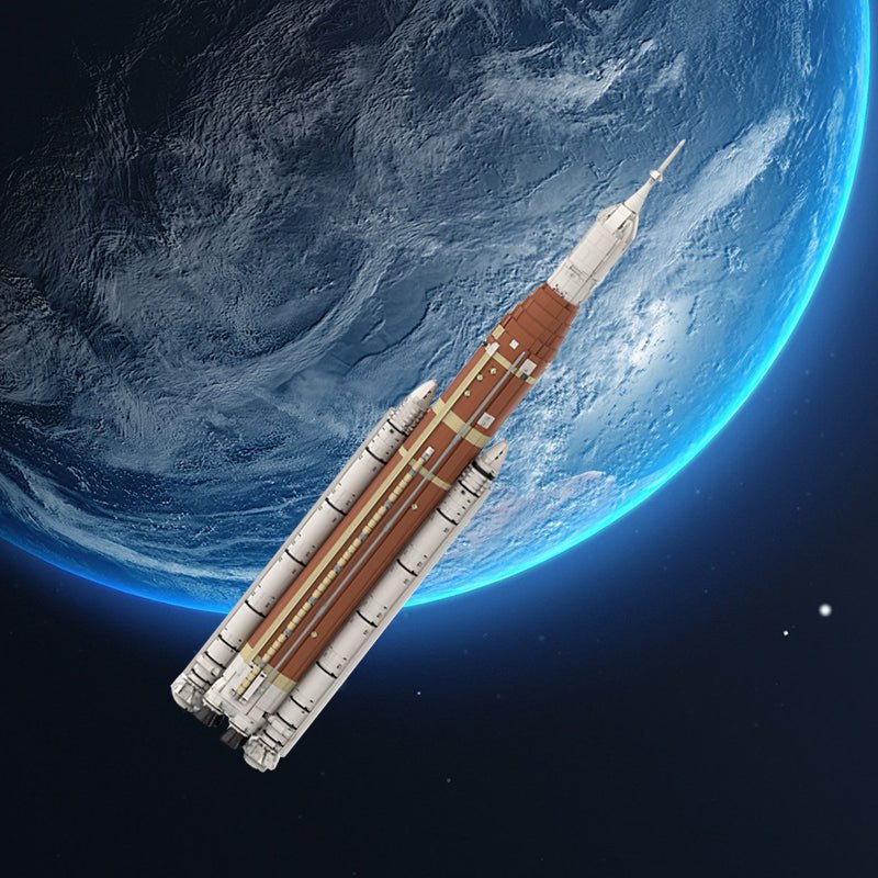 Gobricks MOC-92265 - The Ultimate SLS - vue 5 | Power Blockz