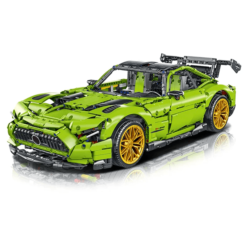 FeiFan F10001 - Static Version - Green Track GTR V8 Coupe | Power Blockz