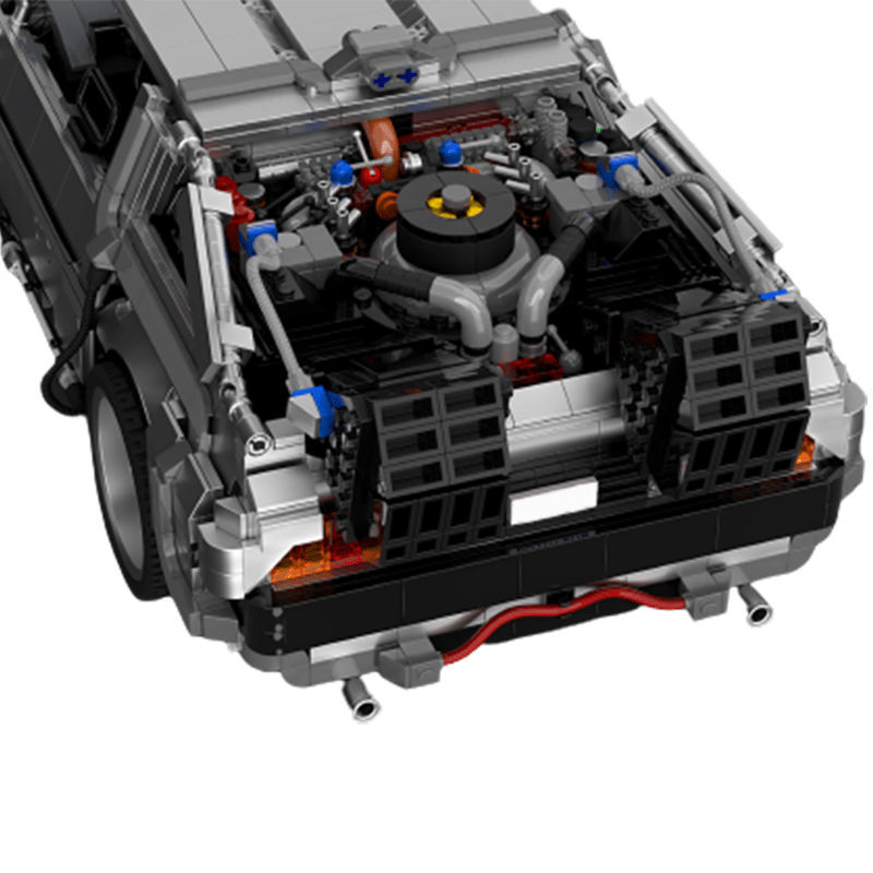 Jiestar 92004 - Retro Time-Travel Coupe - vue 2 | Power Blockz