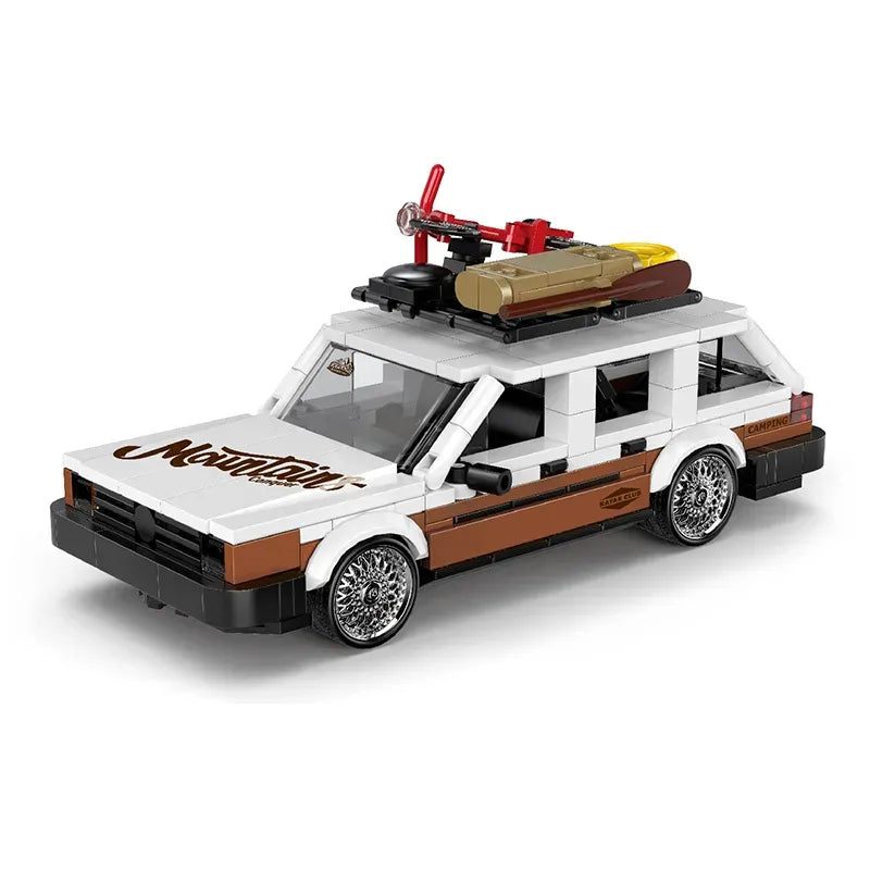 Power Build PB8824 - Retro Camper Wagon | Power Blockz
