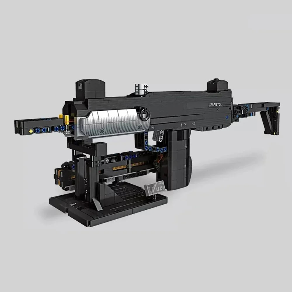 Jiestar 58021 - Tech UZI Sub Machine - vue 2 | Power Blockz
