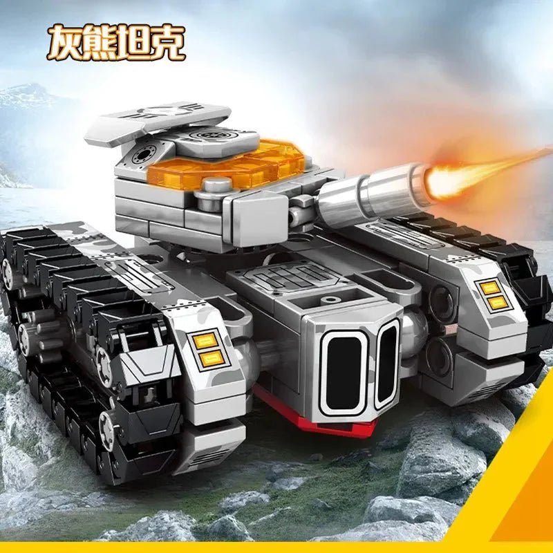 Transformers Mechanical Robot Tank Fighter Bricks Toy | 894pcs - Transformers Mechanical Robot Tank Fighter Bricks Toy - vue 4 | Power Blockz