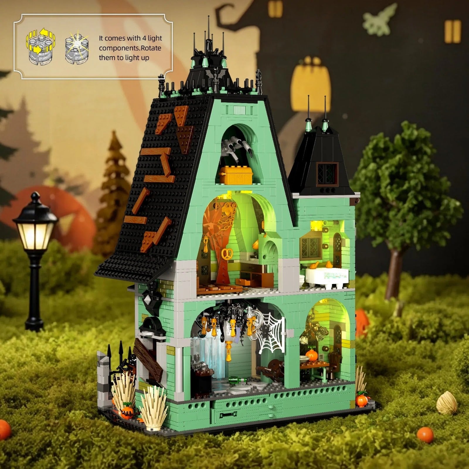 Xbert 66223 - The Haunted House - vue 3 | Power Blockz