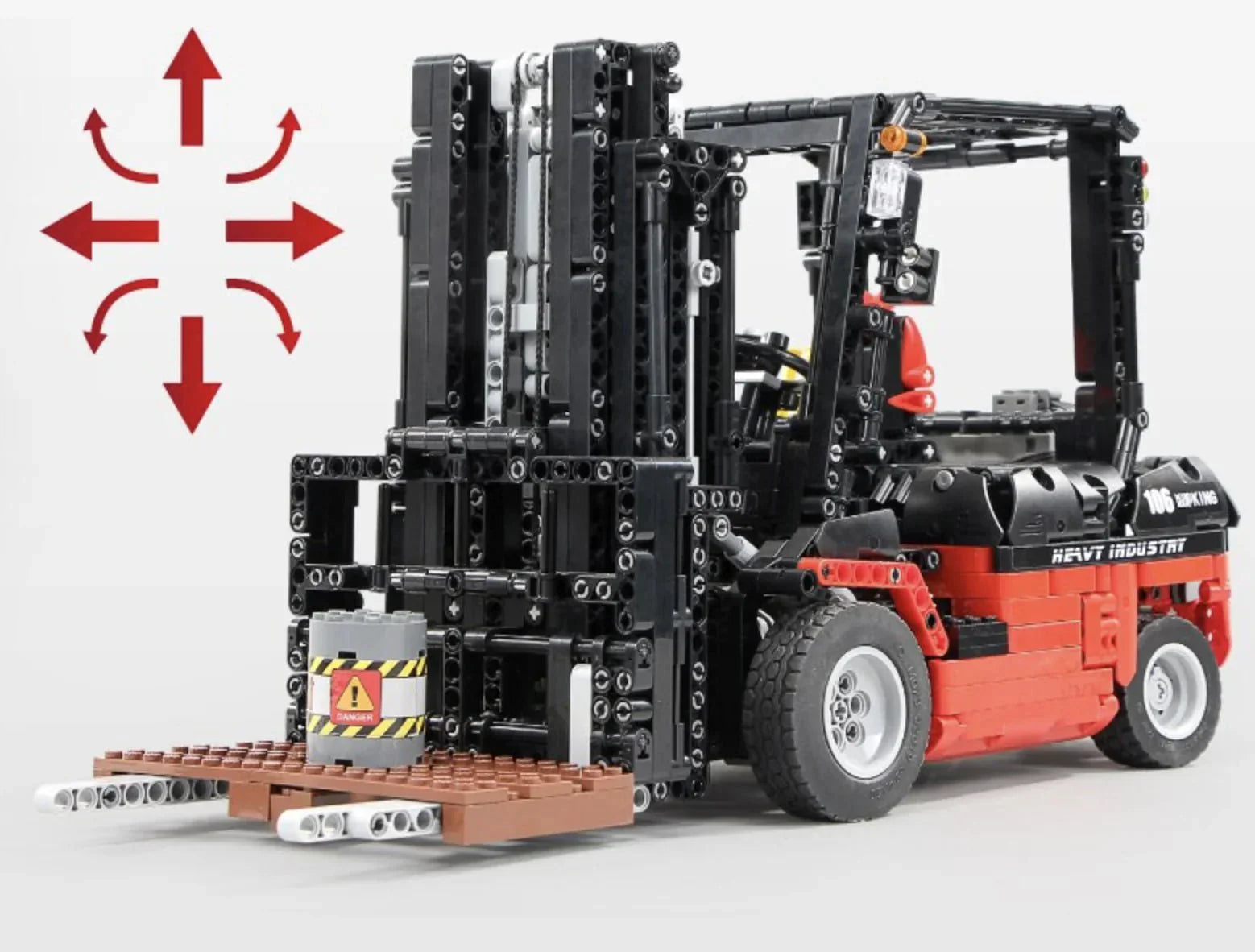 Wangzhi 9828 - RC Industrial Forklift - vue 3 | Power Blockz