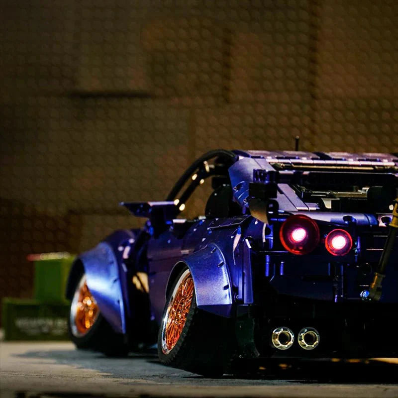 KBOX 10221 - Static Version - Stanced R35 GTR Godzilla Twin-Turbo - vue 9 | Power Blockz